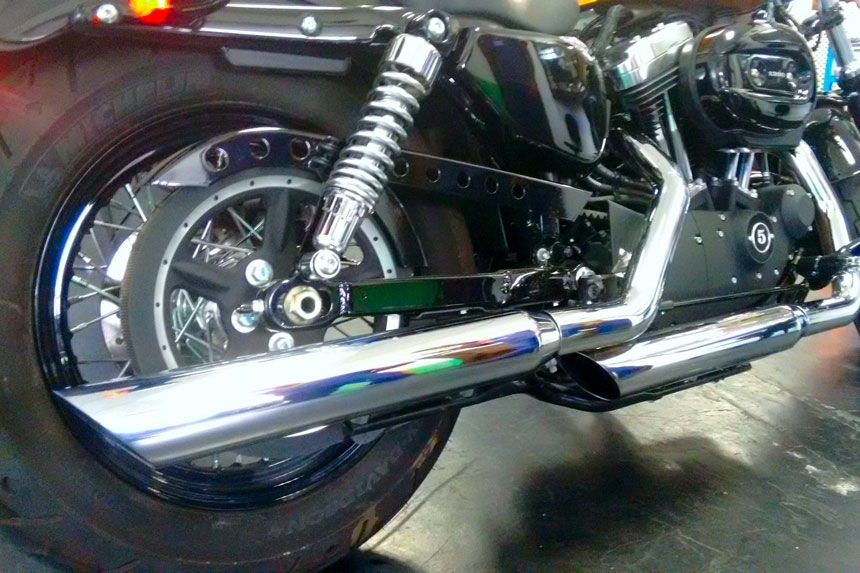 Ponteira Harley Davidson Sportster Iron 883 3" corte Baixo - Customer