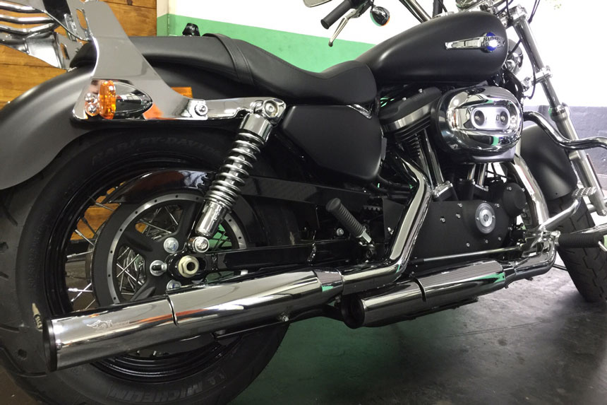 Ponteira Harley Davidson Sportster Iron 883 3" corte Reto - Customer