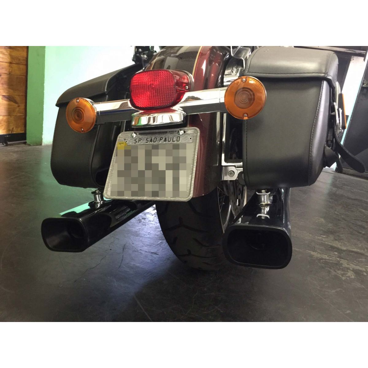 Ponteira Alligator para Harley Davidson Touring 4" corte Reto - Customer