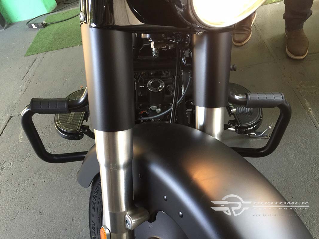 Protetor de Motor para Harley Davidson Softail Fat Boy c/ Borracha de apoio - Customer