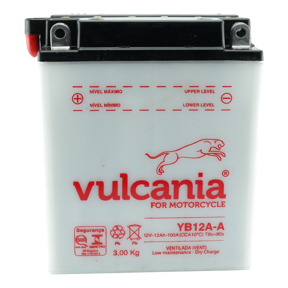 Bateria Vulcania YB12A-A CB 400 / 450 / CBR 450 SR