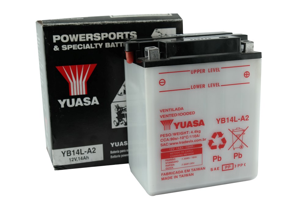 Bateria Yuasa YB14L-A2 Vulcan 750 / XTZ 750 Super Tenere