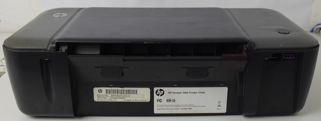 Impressora HP Deskjet 1000 - Não enviamos
