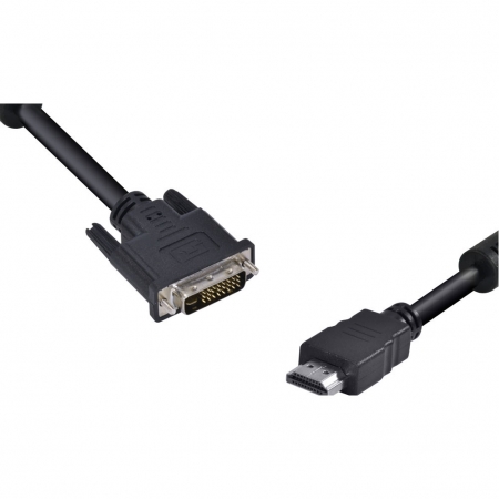 Cabo HDMI X DVI-D 24+1 Pinos 2m HDVI-2 - PC FLORIPA