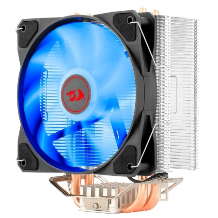 Cooler P/ Processador Redragon Tyr LED Azul 120mm AMD Intel CC-9104B - PC FLORIPA