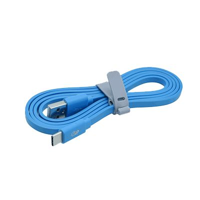 Cabo USB-C 1,2mts 2,4A PVC Flexível Flat i2GO I2GCBL555 - PC FLORIPA