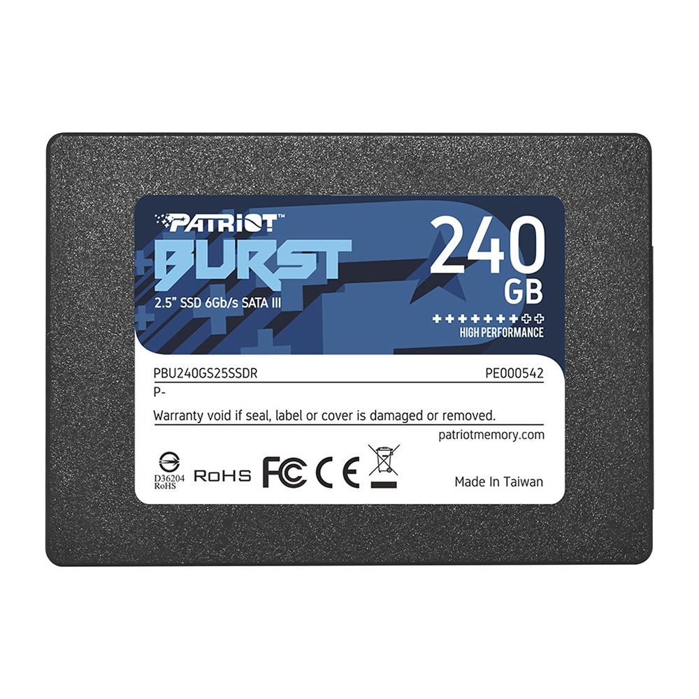 SSD Patriot Burst Elite 240 GB 2,5´ SATA III - PBU240GS25SSDR - PC FLORIPA