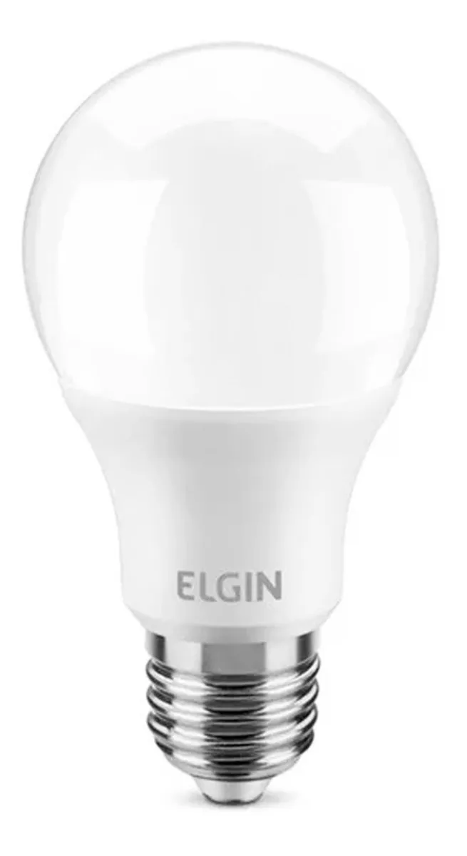 Lâmpada LED Bulbo Elgin Branca Fria 810 Lumens 9W A60 - PC FLORIPA