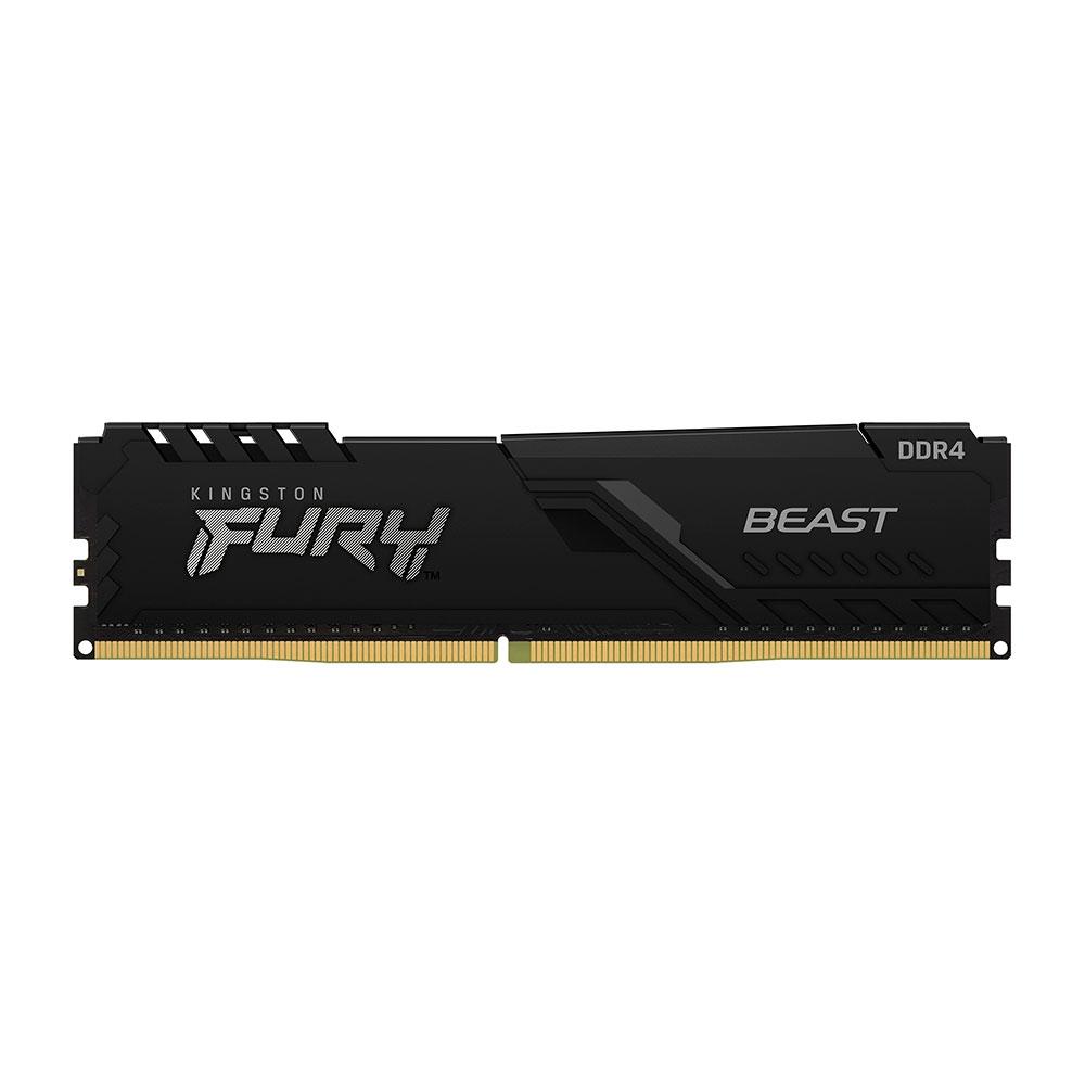 Memória RAM Kingston Fury Beast 8GB 3200MHz DDR4 CL16 KF432C16BB/8 - PC FLORIPA