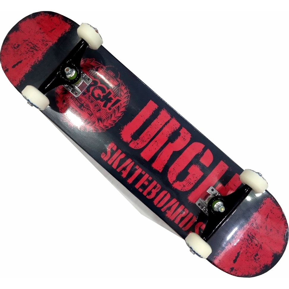 Skate Urgh Montado Completo Pro Next Stick BS Preto/Vermelho