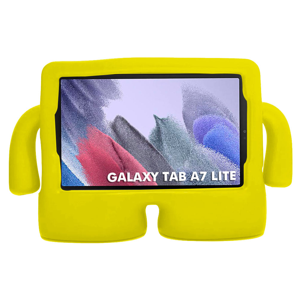 Capa Capinha Galaxy Tab A7 Lite T220 T225 Tela 8.7 Infantil Macia Emborrachada Durável + Pelicula