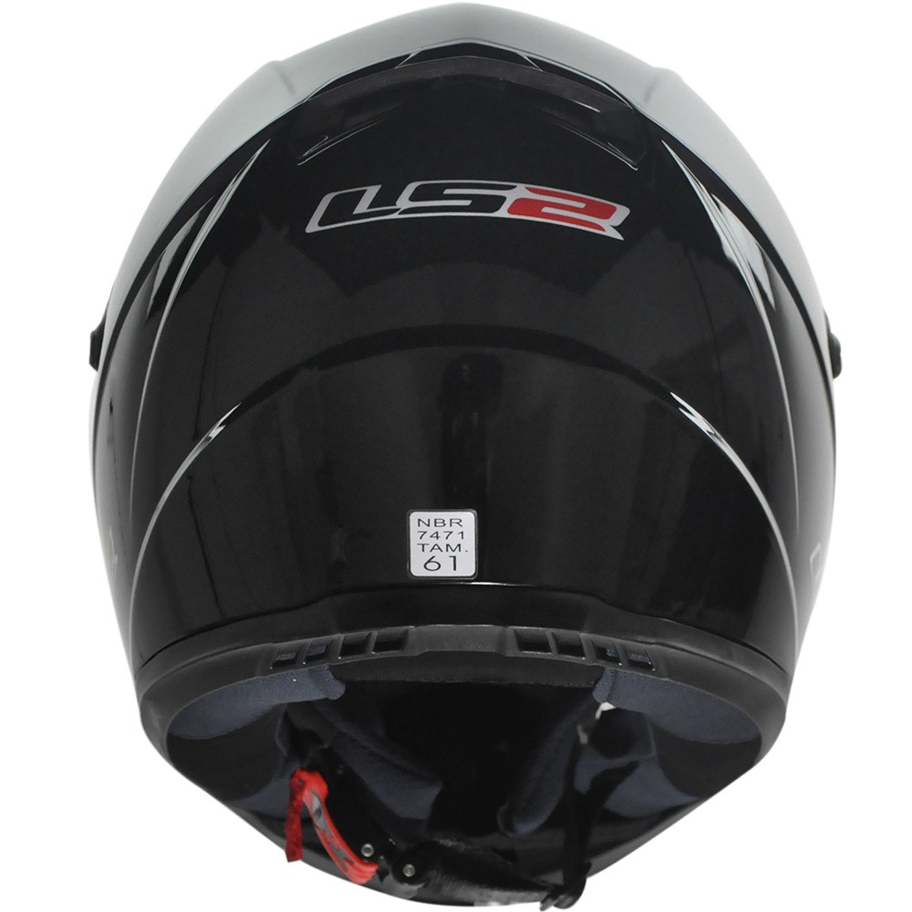 Capacete LS2 FF358 Mono Black - Nova Centro Boutique Roupas para Motociclistas