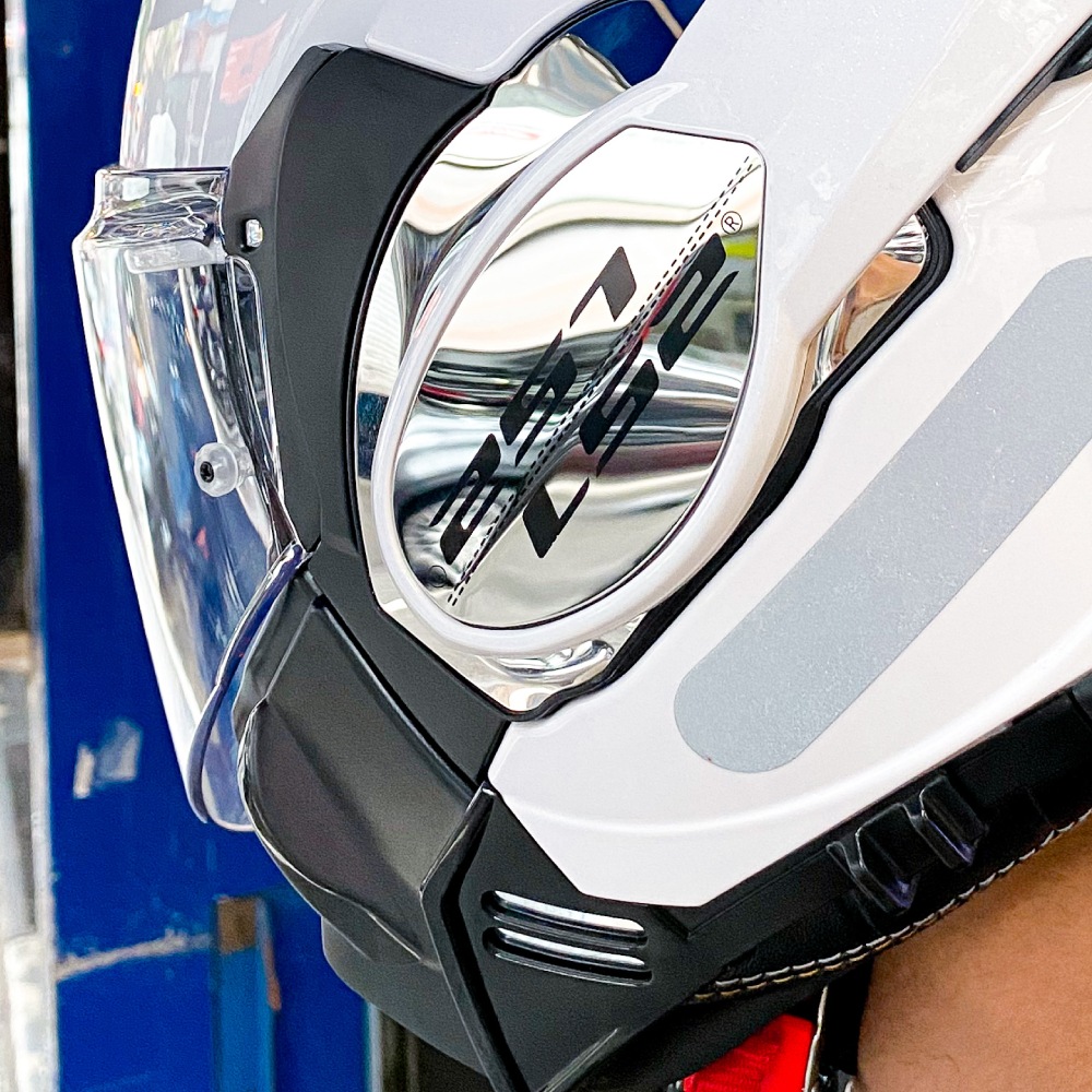 Capacete LS2 FF399 Valiant Branco C/ VISEIRA SOLAR Articulado  - Nova Centro Boutique Roupas para Motociclistas