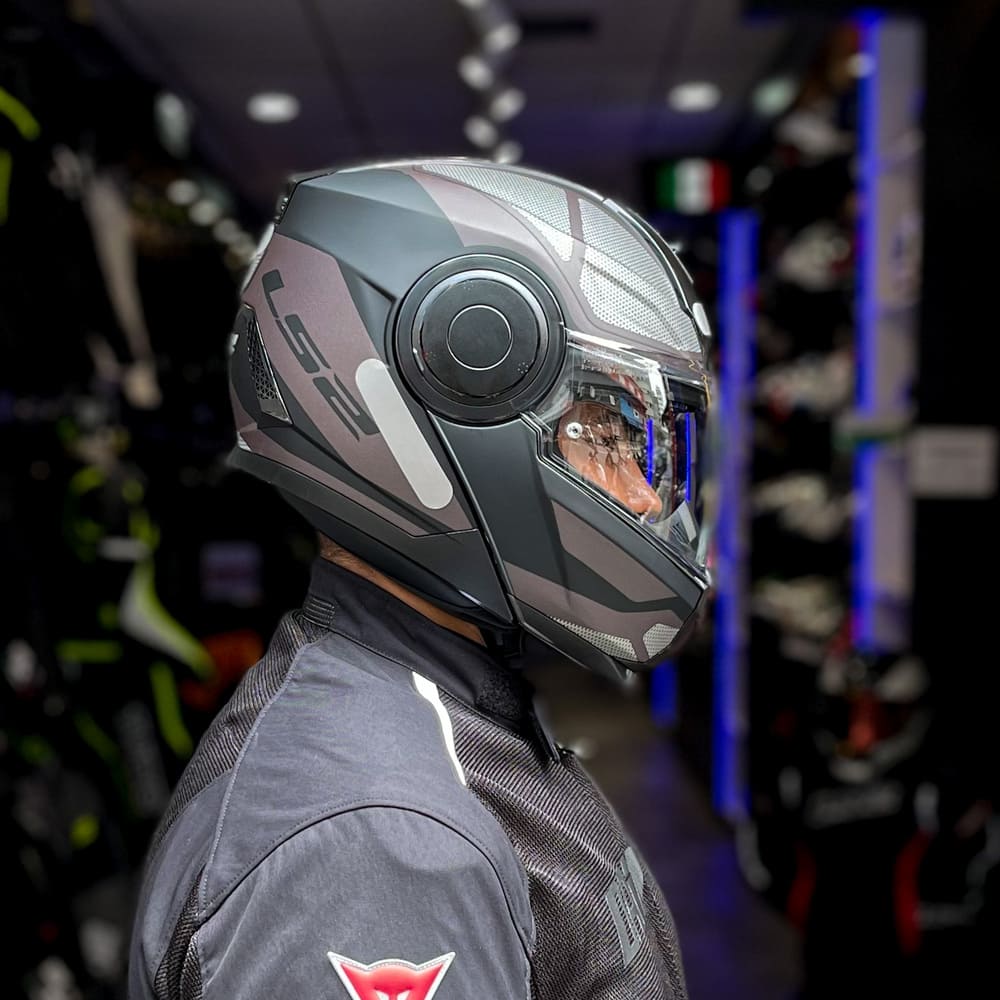 Capacete LS2 Scope FF902 Mask Black Titanium - Nova Centro Boutique Roupas para Motociclistas