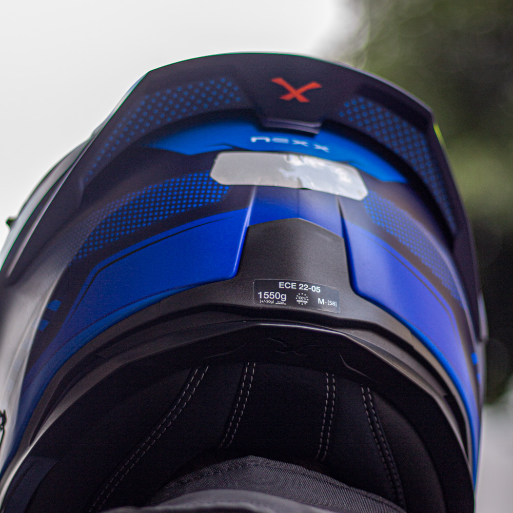 Capacete Nexx SX100R Skidder Azul Fosco  - Nova Centro Boutique Roupas para Motociclistas