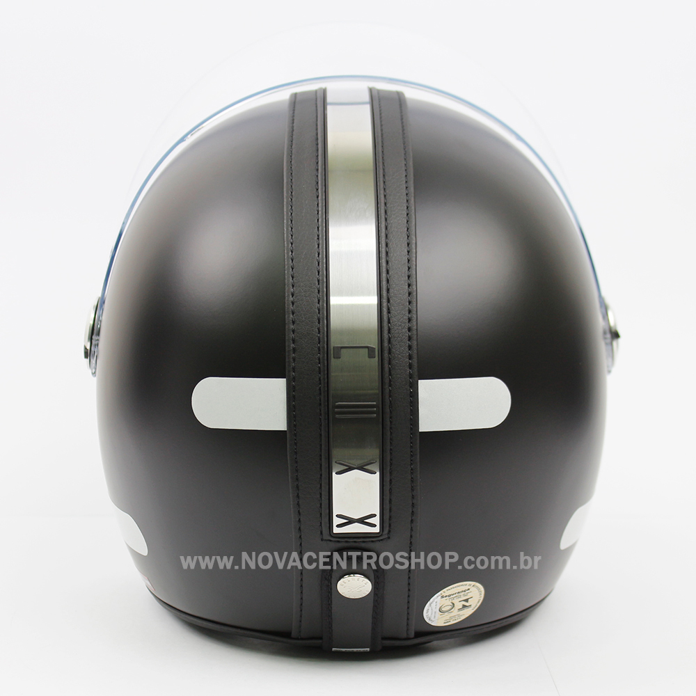 Capacete Nexx X70 Groovy Preto Fosco - Tri-composto - Aberto - Nova Centro Boutique Roupas para Motociclistas