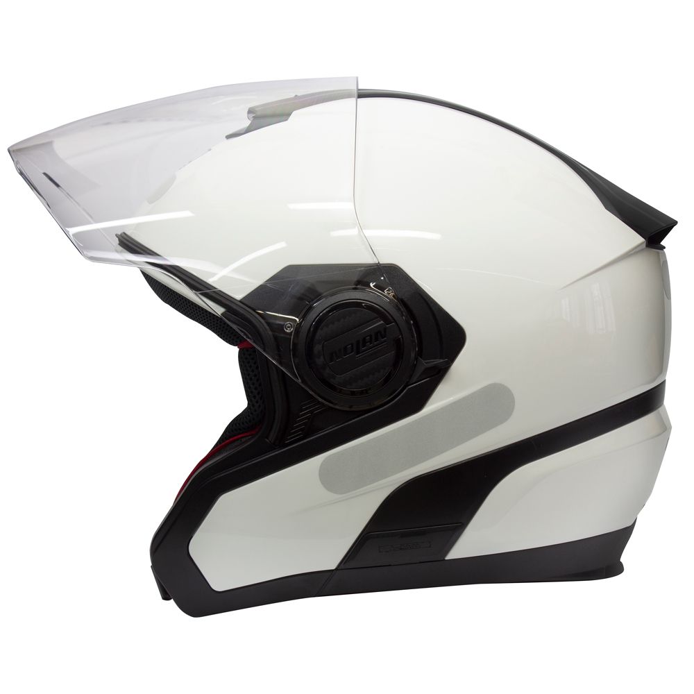 Capacete Nolan N40 Special - Branco C/ Viseira Solar Interna  - Nova Centro Boutique Roupas para Motociclistas