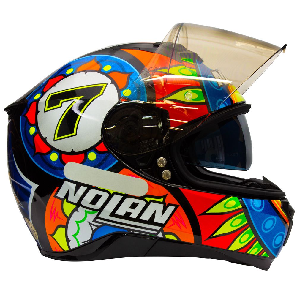 Capacete Nolan N87 Davies Réplica - c/ Viseira Interna - Nova Centro Boutique Roupas para Motociclistas