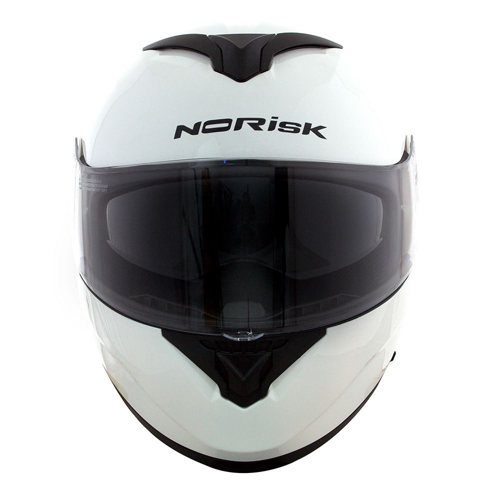Capacete Norisk Force Escamoteável Gloss White C/ Viseira Interna  - Nova Centro Boutique Roupas para Motociclistas