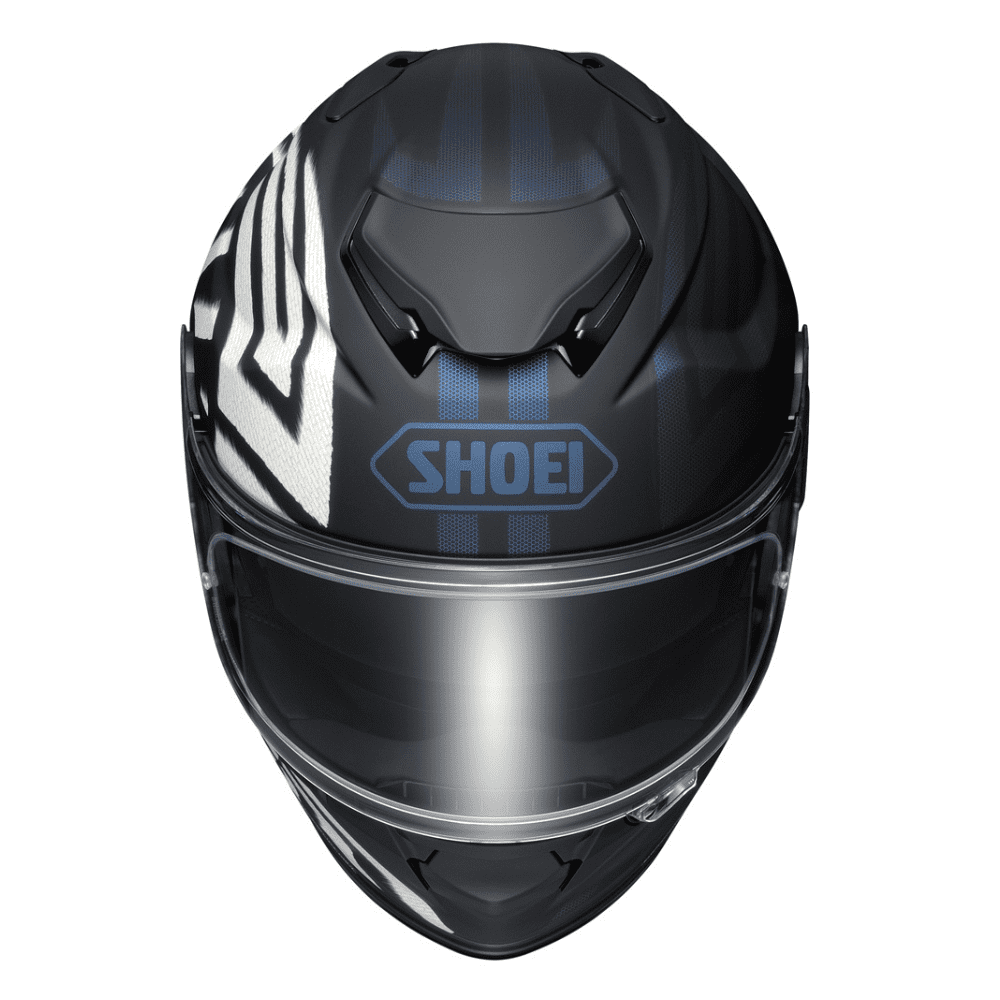 Capacete Shoei GT-Air 2 Qubit TC-5 Preto/Azul/Branco  - Nova Centro Boutique Roupas para Motociclistas