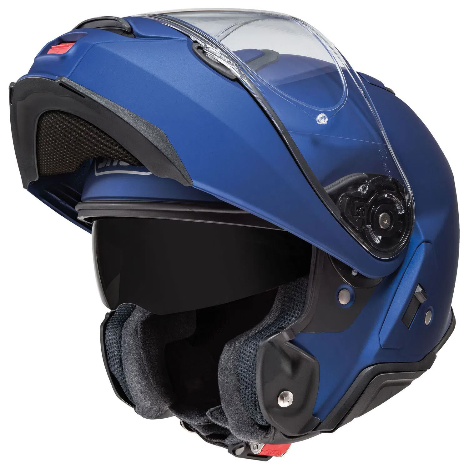 Capacete Shoei Neotec 2 Azul Fosco Escamoteável  - Nova Centro Boutique Roupas para Motociclistas