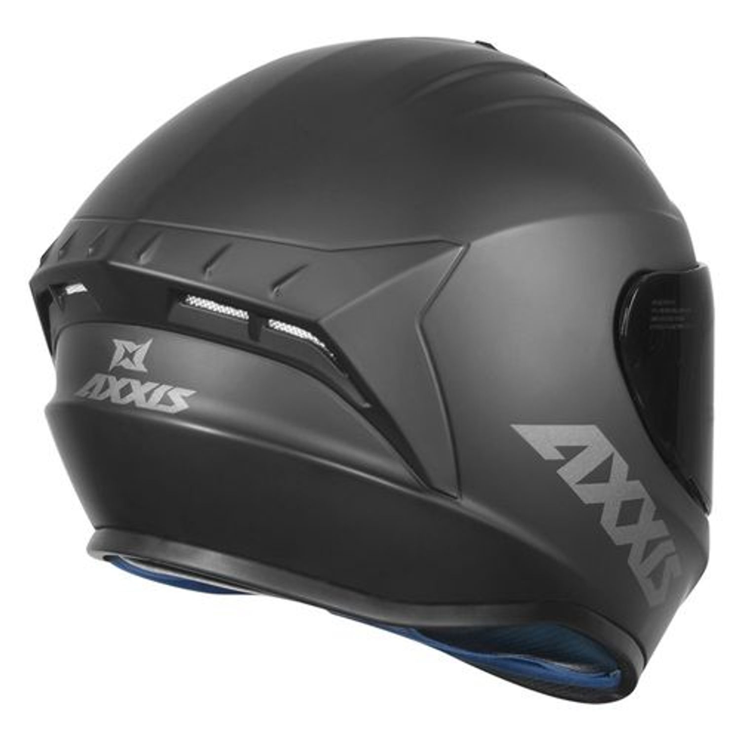 Capacete Axxis Draken Solid Mono Preto Fosco  - Nova Centro Boutique Roupas para Motociclistas