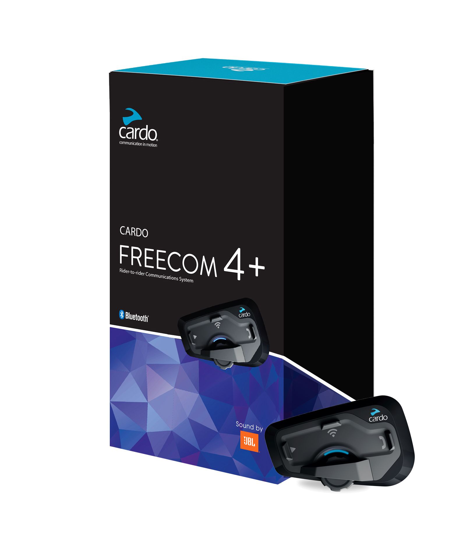 Intercomunicador Cardo FreeCom 4+ Duo Audio JBL (Par)  - Nova Centro Boutique Roupas para Motociclistas