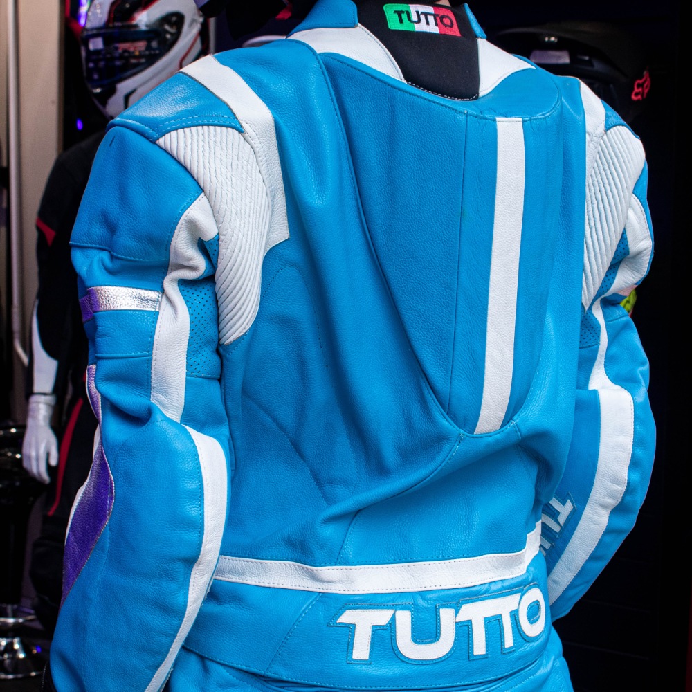 Macacão Tutto Moto Racing 2 pçs Soft Azul Claro - Nova Centro Boutique Roupas para Motociclistas