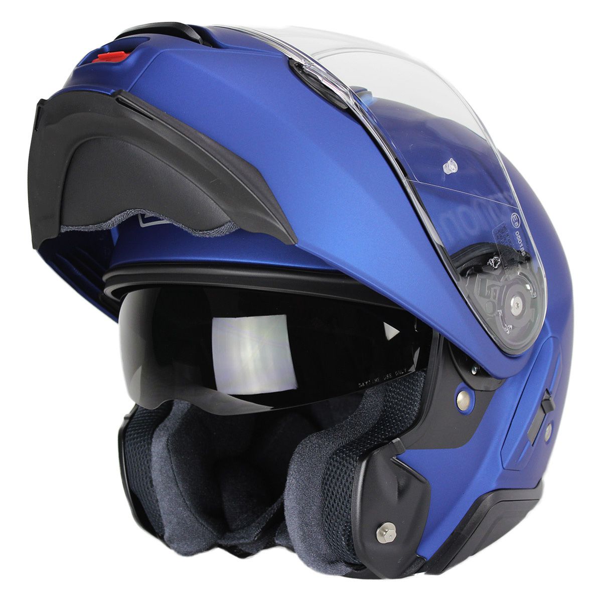 Capacete Shoei Neotec 2 Azul Fosco Escamoteável/Articulado  - Nova Suzuki Motos e Acessórios