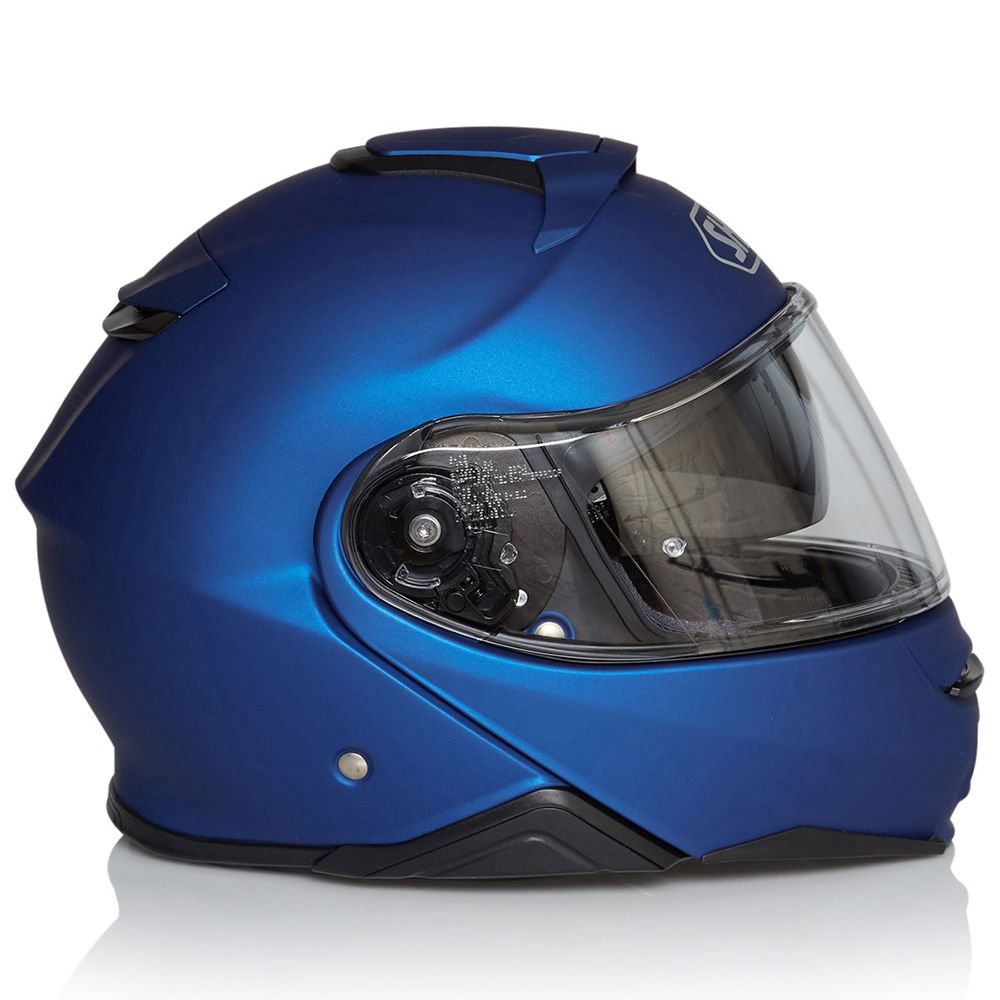 Capacete Shoei Neotec 2 Azul Fosco Escamoteável/Articulado  - Nova Suzuki Motos e Acessórios