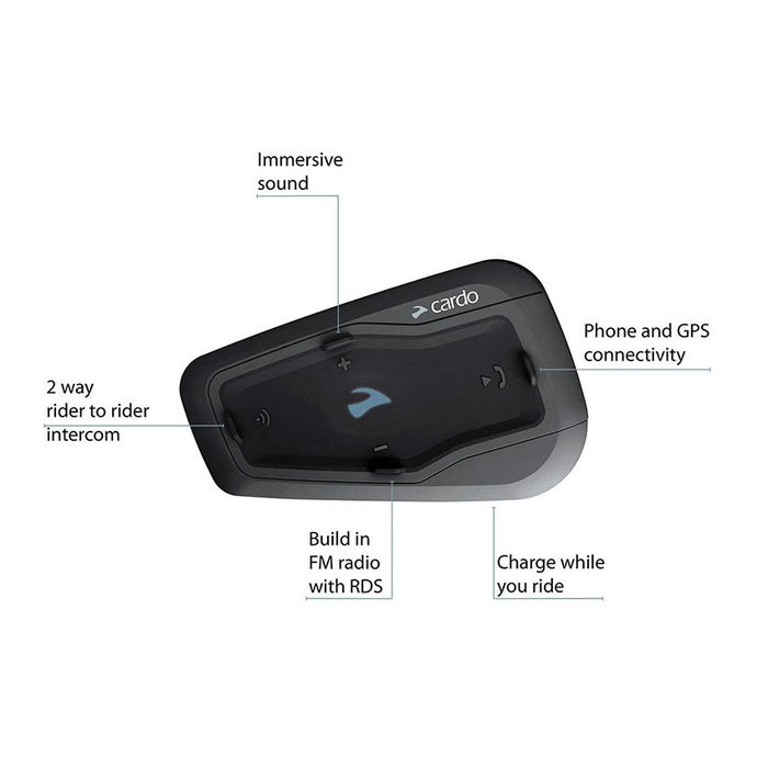 Intercomunicador Bluetooth Cardo Scala Rider Freecom 2 - UNIDADE - Nova Suzuki Motos e Acessórios