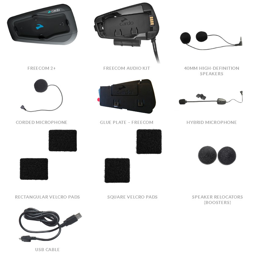 Intercomunicador Bluetooth Cardo Scala Rider Freecom 2 - UNIDADE - Nova Suzuki Motos e Acessórios