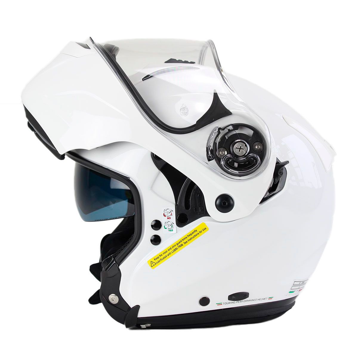 Capacete X-Lite X-1004 Elegance White - Escamoteável / Articulado  - Nova Suzuki Motos e Acessórios