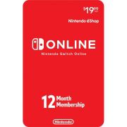 Cartão Nintendo Switch Online 12 Meses (eShop Americana)