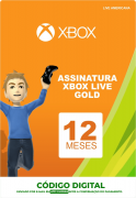 Xbox Live 12 Meses Gold Card (Live Americana)