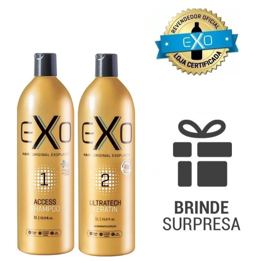 EXO Hair Exoplastia Capilar  (Shampoo Access + Ultratech Keratin 2x1Litro)
