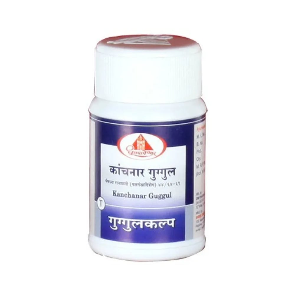 Kanchanar Guggul 60 comprimidos - Importado da Índia