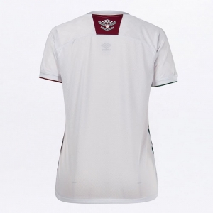 Camiseta Umbro Fluminense Oficial Fem Classic Bco/Vin/Vrd