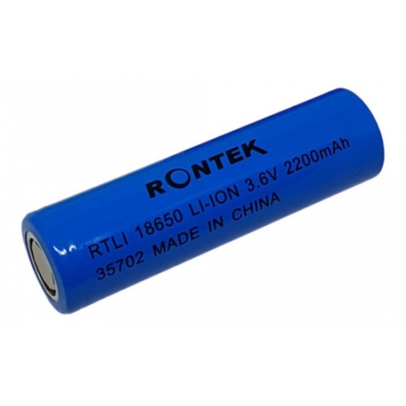 Bateria Li-ion Rontek 3,7v 18650 2200mah 5a - 35702