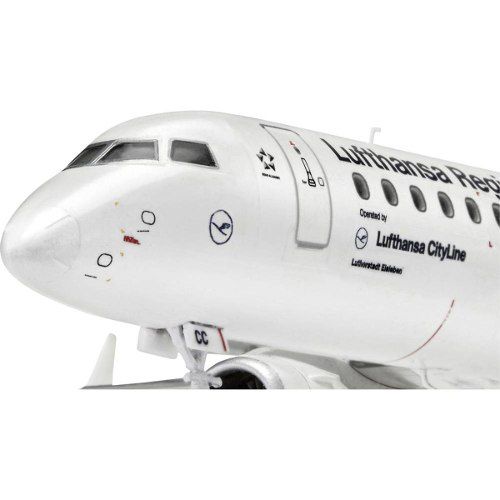 Revell - Embraer 190 - Lufthansa - Escala 1:144 - Level 3  - King Models