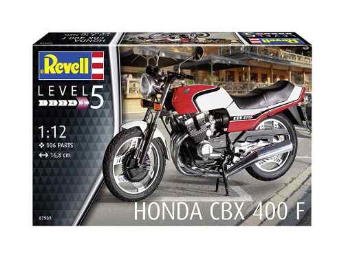 Revell - Motocicleta Honda Cbx 400f 1:12 Level 5 - Novidade! - King Models