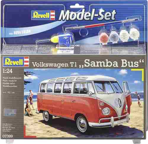 Revell - Vw T1 Samba Bus Esc1:24 - Nv.5 Model Set - Completo - King Models