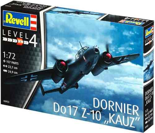 Revell - Dornier Do17 Z-10  Kauz  1:72 - Lv 4 - 3933 - King Models