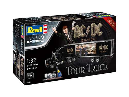 Revell - Truck & Trailer Ac/dc Limited Escala 1:32 Level 3  - King Models