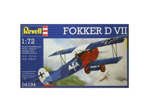Revell - Fokker D Vii - Escala 1:72 - Level 3 - 4194 - King Models