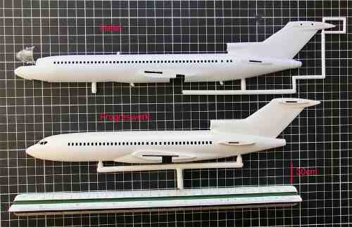 Heller - Boeing 727 Alaska Airlines - Escala 1:125 - 62pçs  - King Models