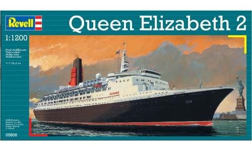 Revell - Queen Elizabeth 2 - Escala 1:1200 - Level 3 - King Models