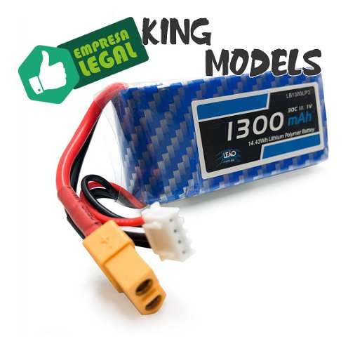 Bateria Lipo 3s 11.1v 1300mah 30/60c Xt60  - King Models
