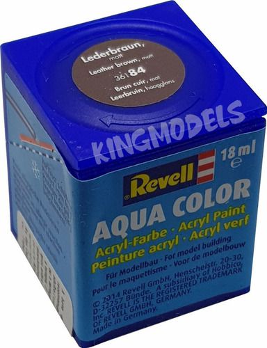 Tinta Revell - Aqua Color - Cod 36184 Leather Brow 18ml  - King Models