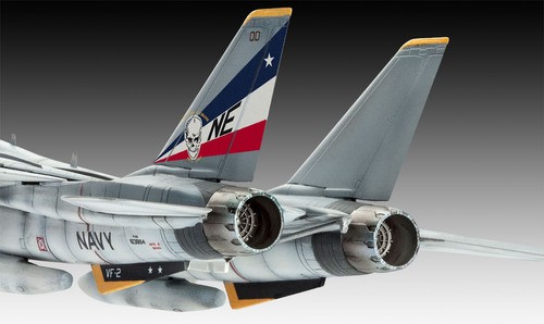 Revell - F-14d Super Tomcat - 1:100- Lv3 Model Set - 63950  - King Models